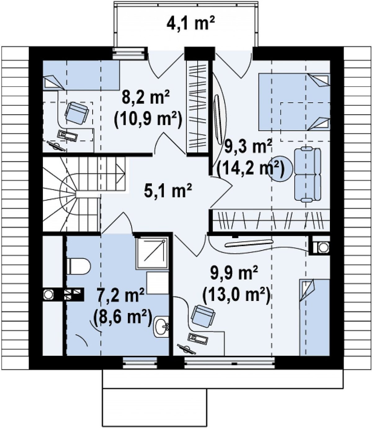 План 2 этажа